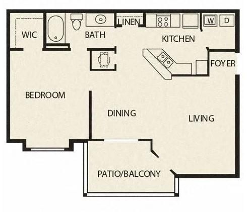 $1,407 | 9700 Medlock Crossing Parkway, Unit 413 | Warsaw