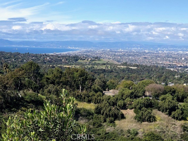 a view of a city and mountains