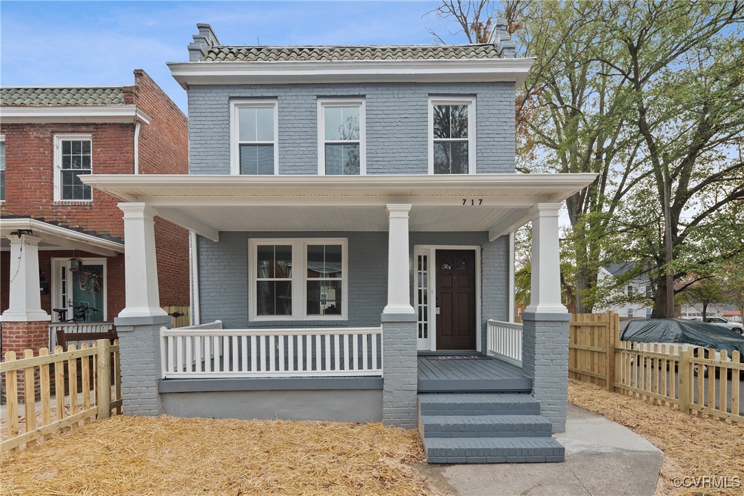 front view of a house