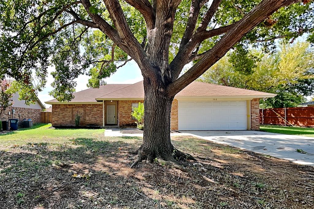 a house with a tree in front of it