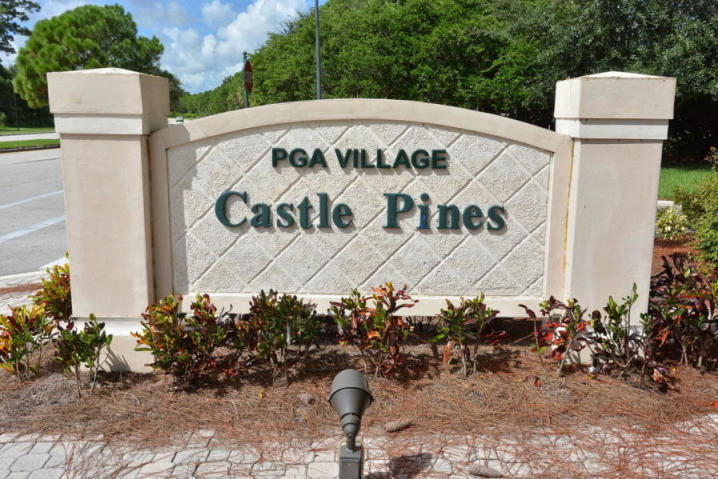 castle pines gate sign