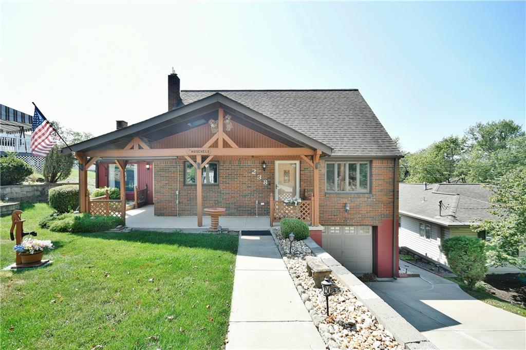 Welcome home! custom front porch.