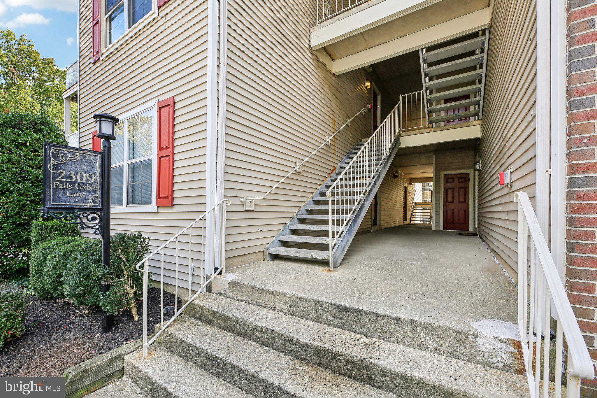 a view of a entryway door of the house