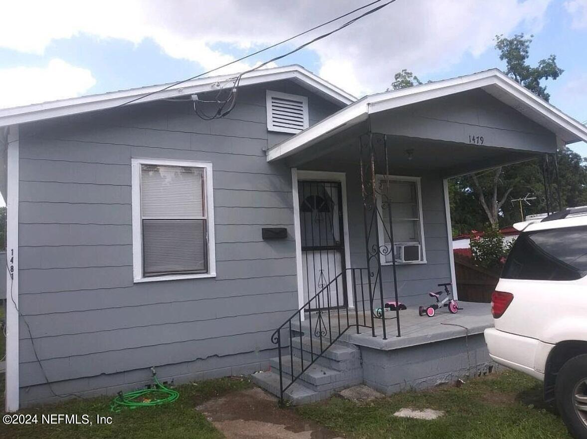 a view of a house with patio