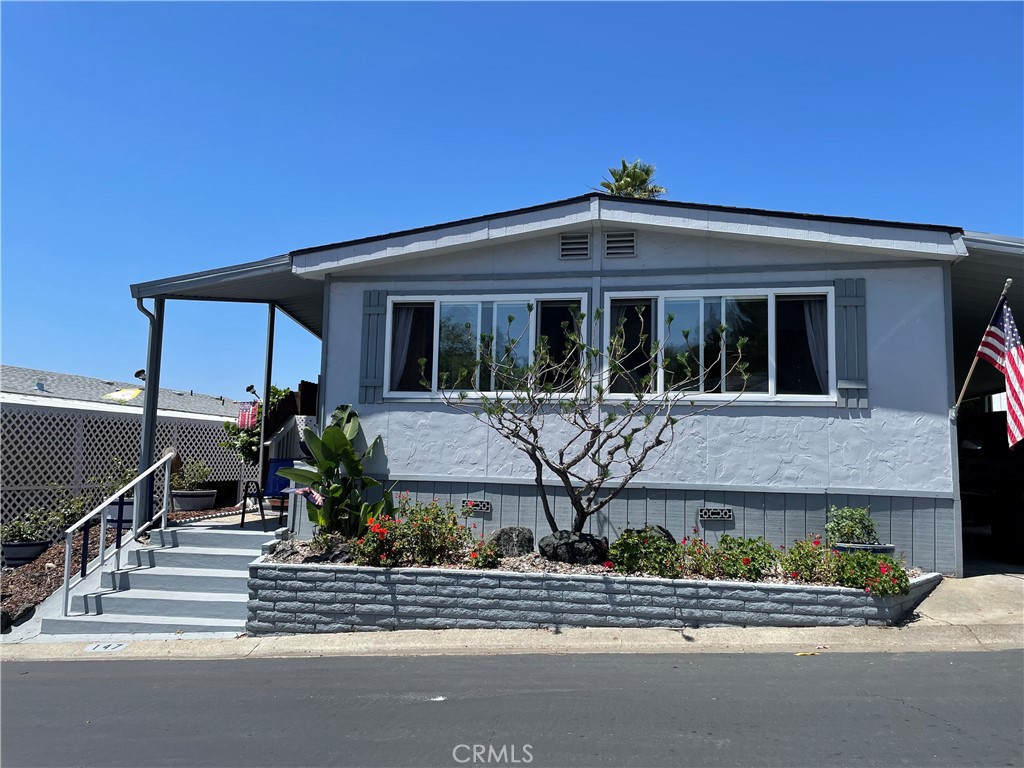 front view of a house with a porch