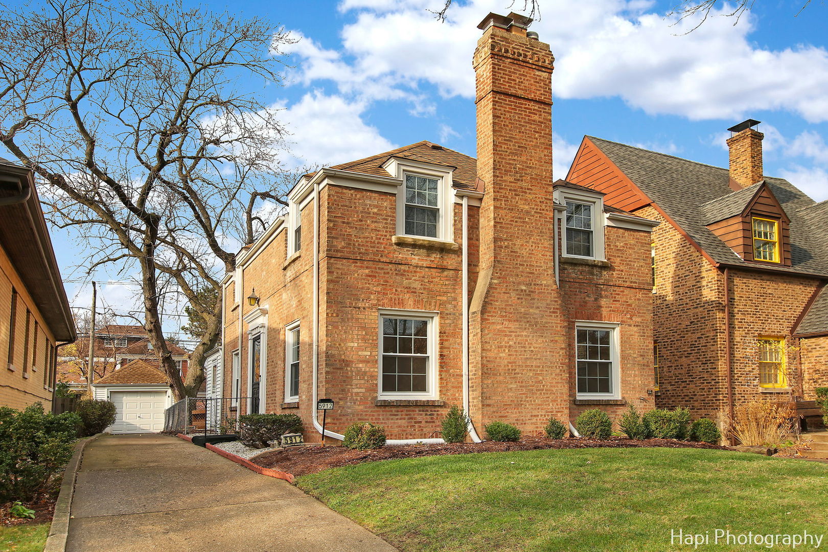 front view of house with a yard