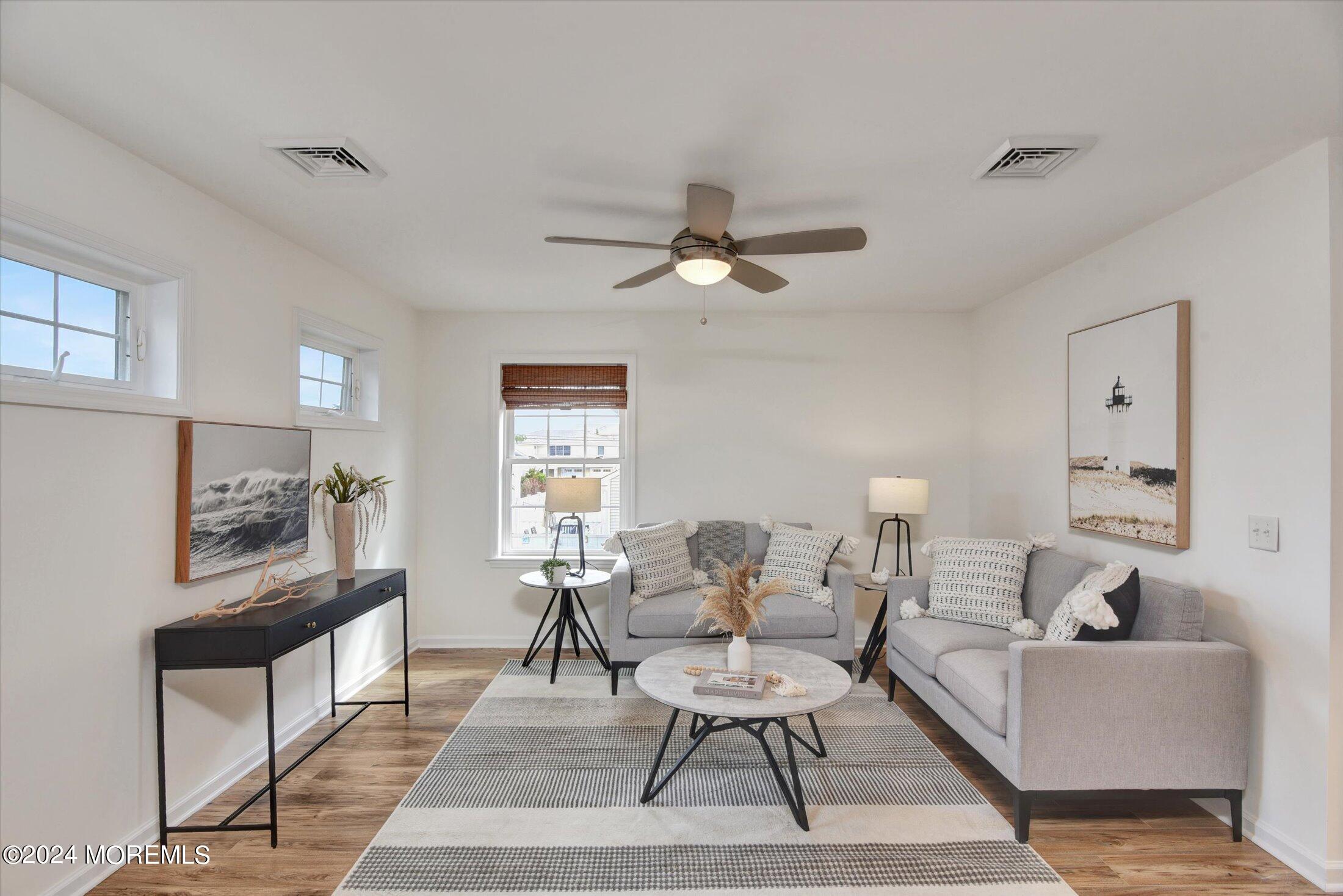 Professionally Staged Living Room