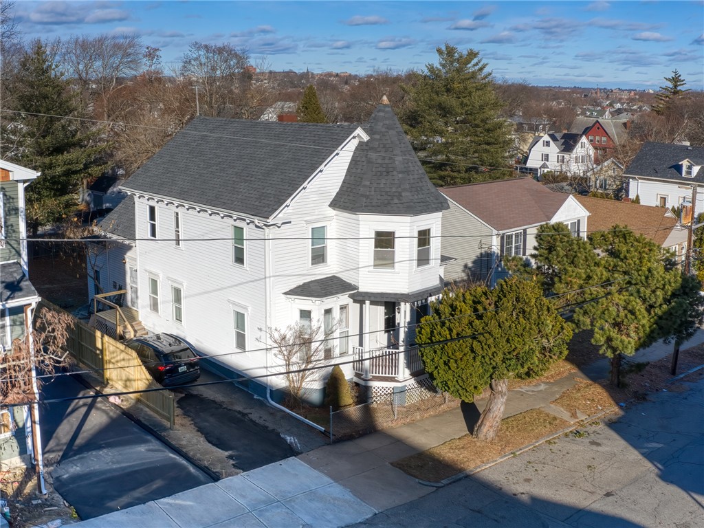 ariel view left side & driveway