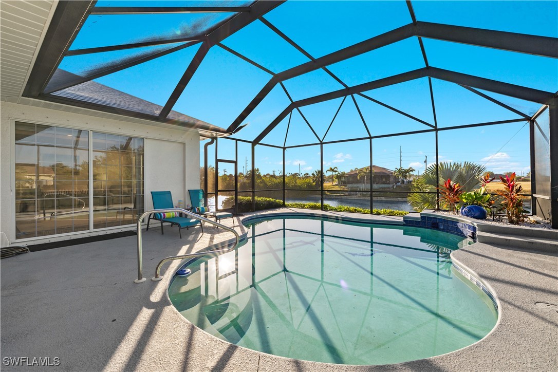 a view of a swimming pool