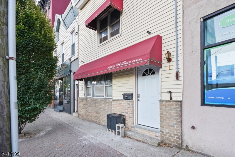 a view of a house with a patio