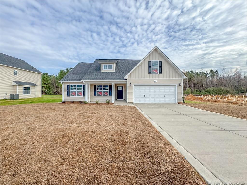 front view of house with a yard