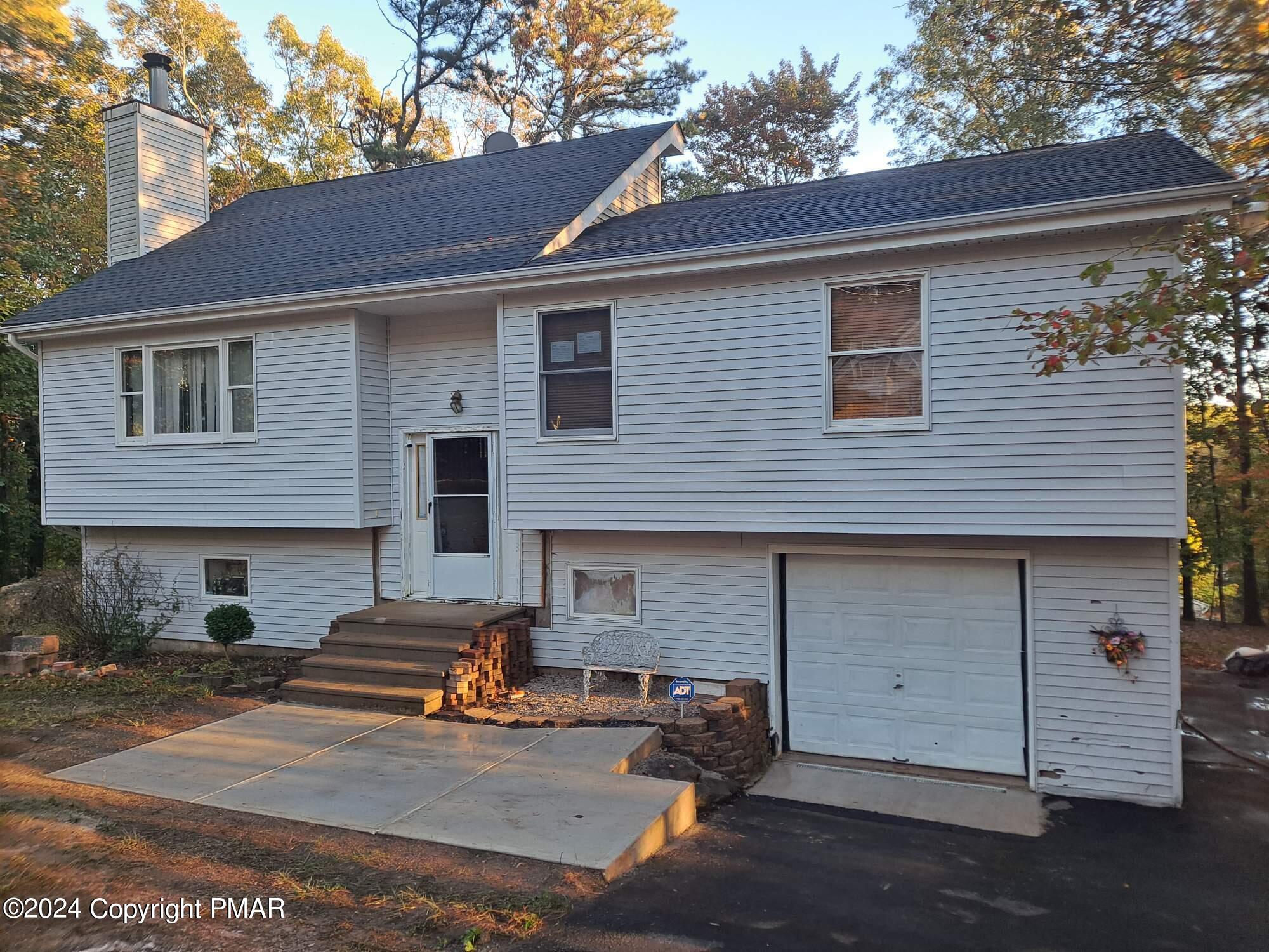 a view of a house with a patio