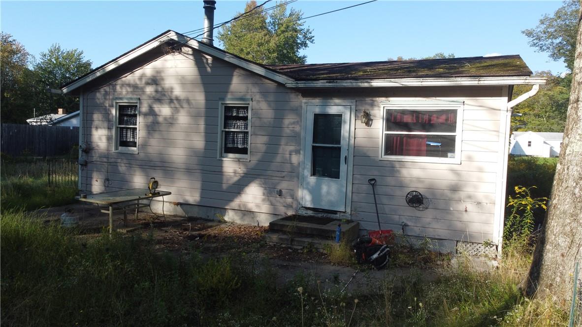 View of back of property