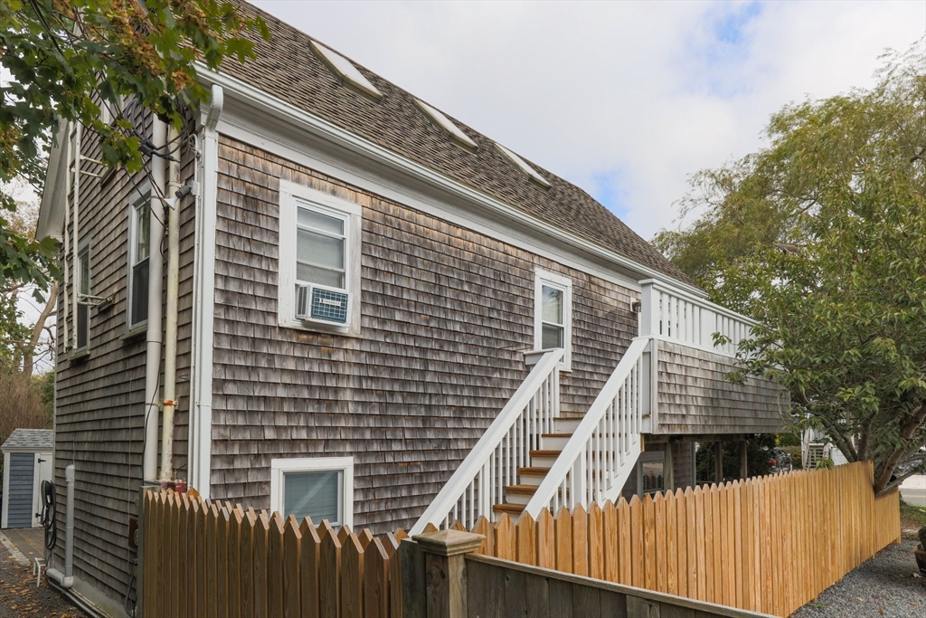 a view of a roof deck