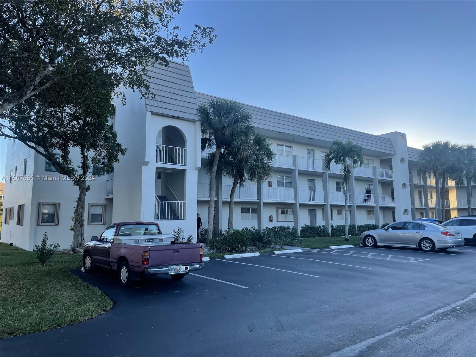 a car parked in front of a building