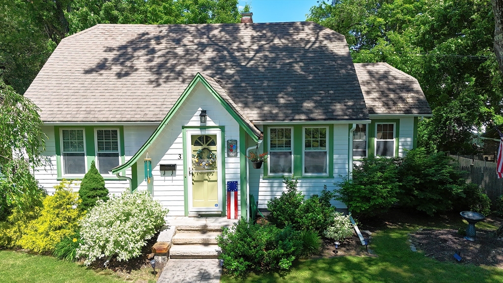 a house with a large garden