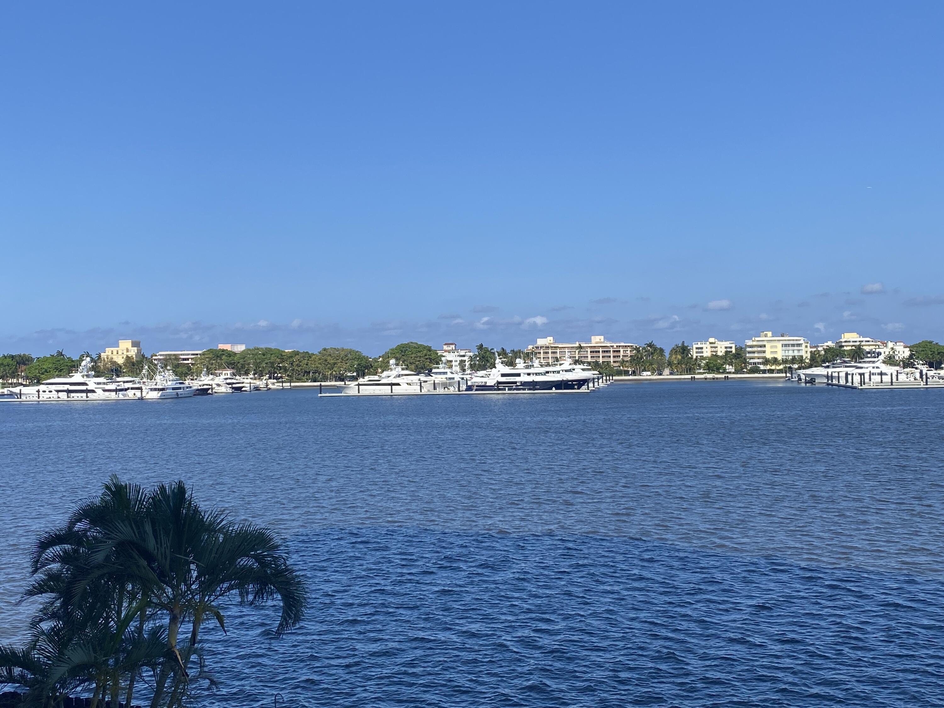 a view of a lake with a nearby beach