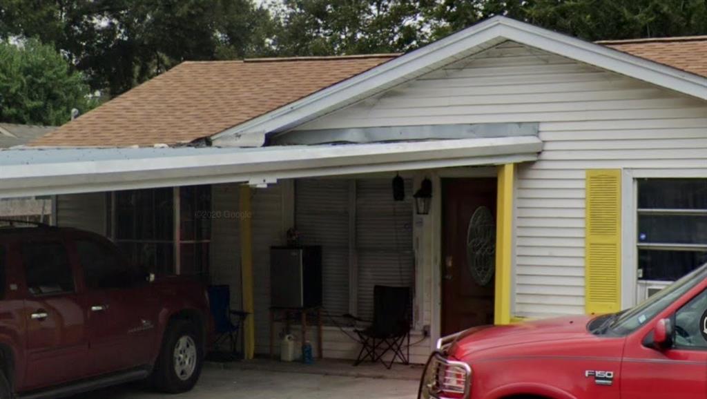 a car parked in front of house