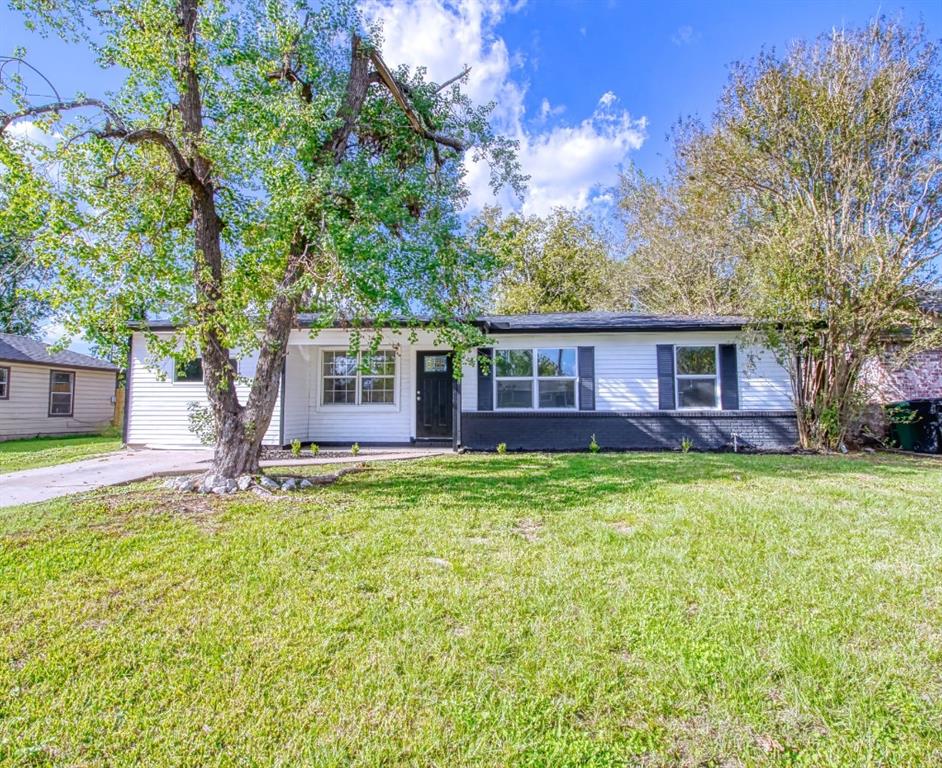 a large tree in front of a house