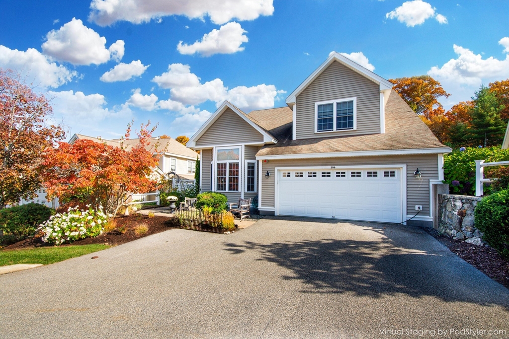 a view of a house with a patio