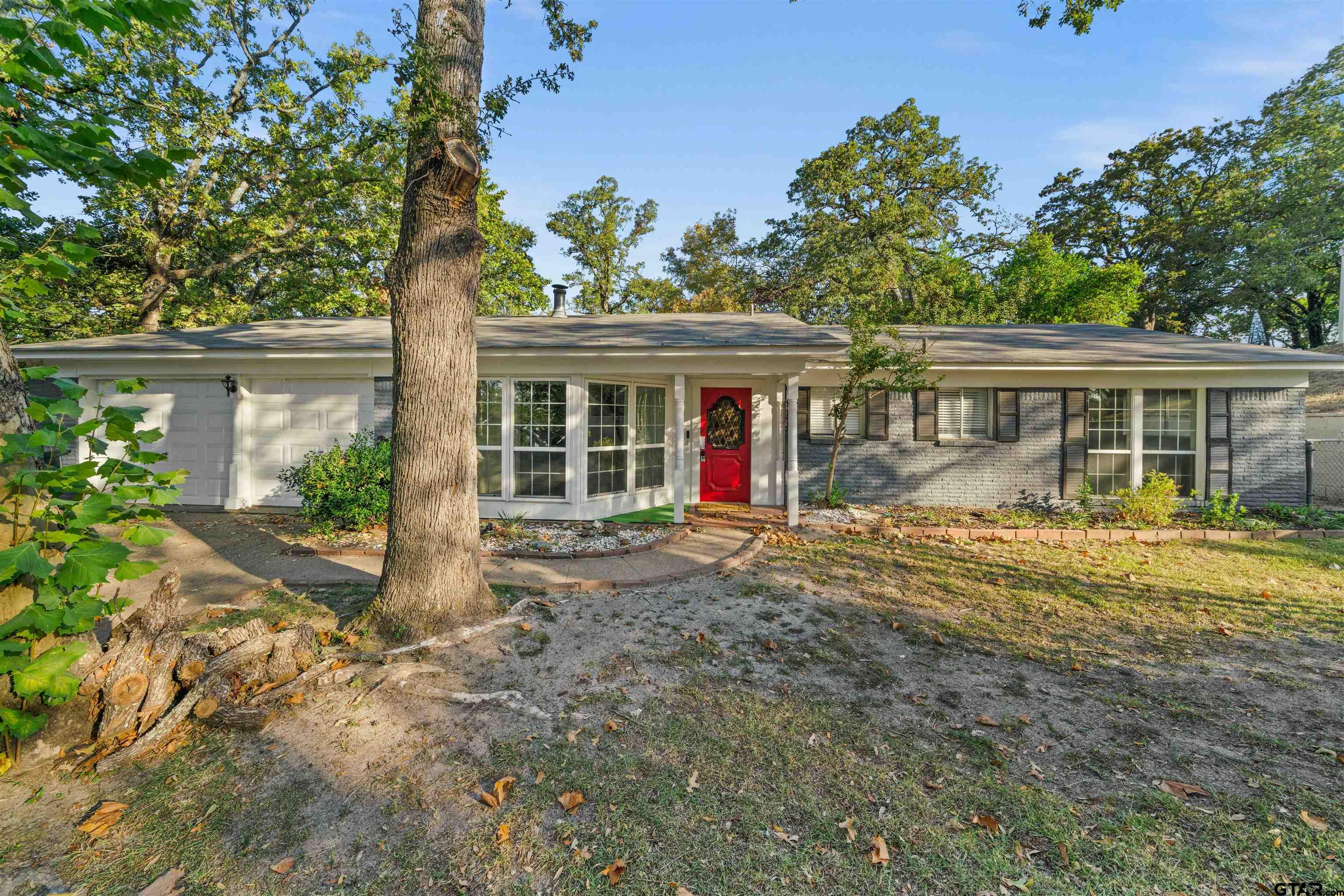 front view of a house with a porch