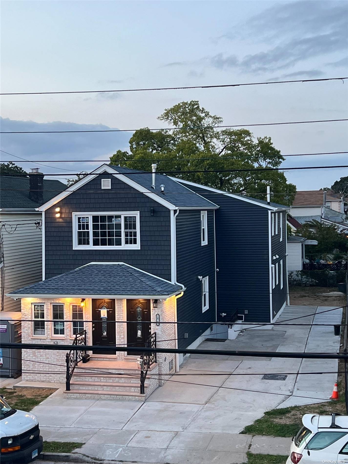 a view of a house with street