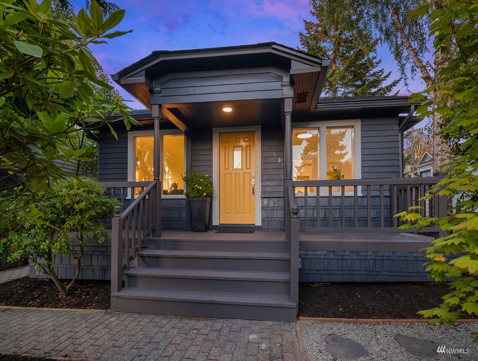 a view of outdoor space and deck