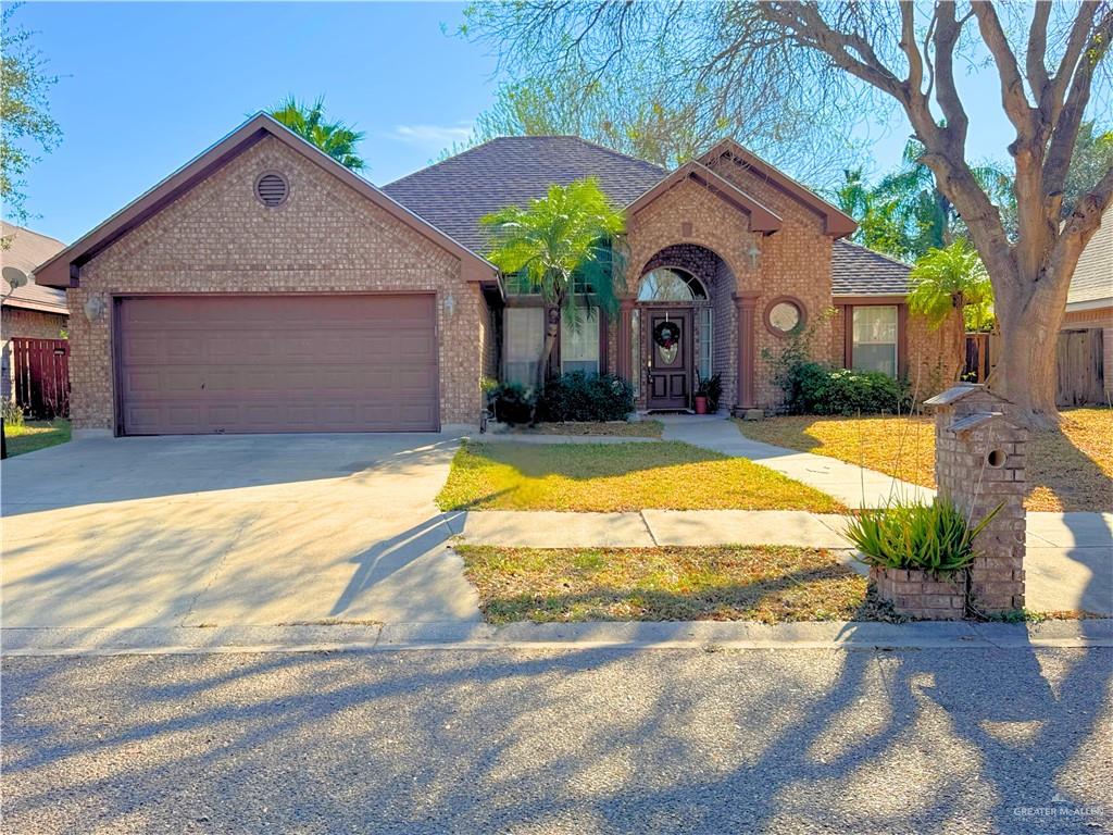 Ranch-style house with a garage