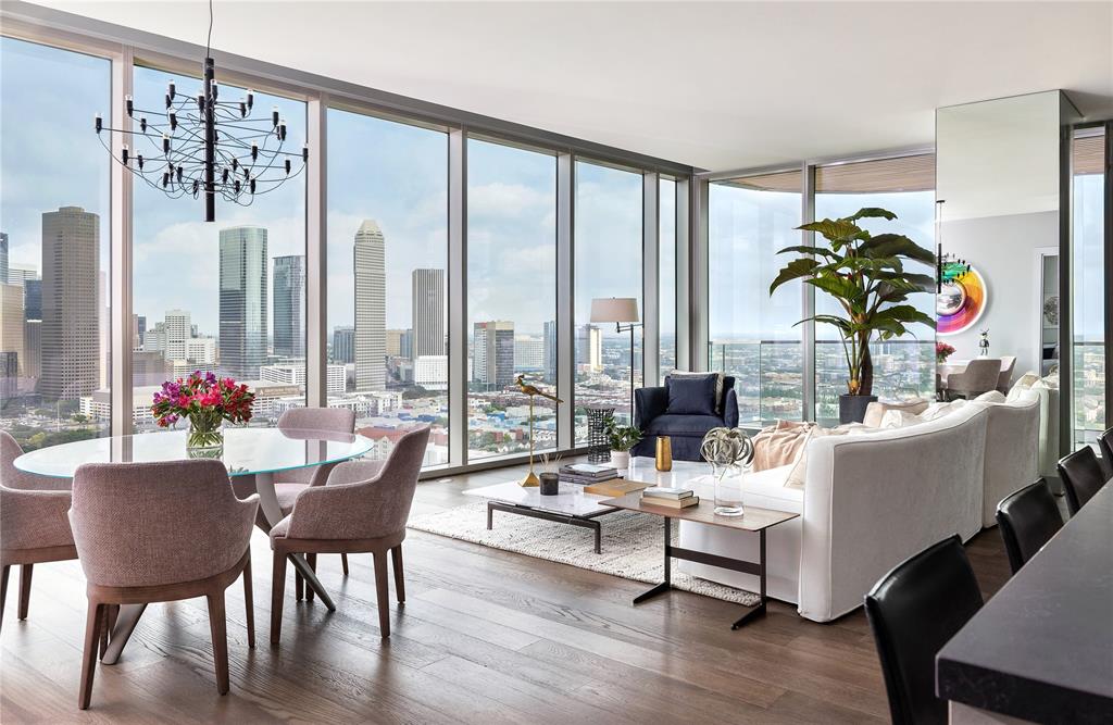 Discover the pinnacle of luxury living in this 2-bedroom. Enjoy sweeping views of the Downtown  Houston from floor-to-ceiling windows. With spacious bedrooms and a private balcony, indulge in a sophisticated lifestyle surrounded by breathtaking panoramas of Houston's vibrant cityscape.