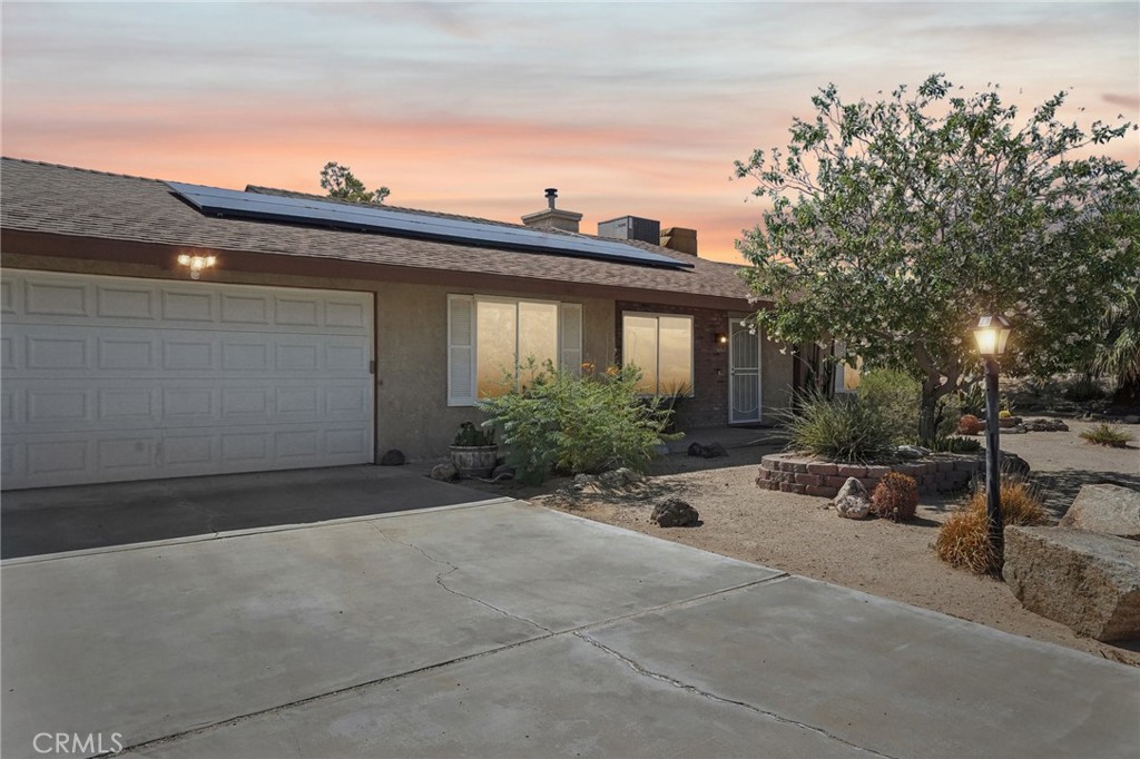 a view of a house with a outdoor space