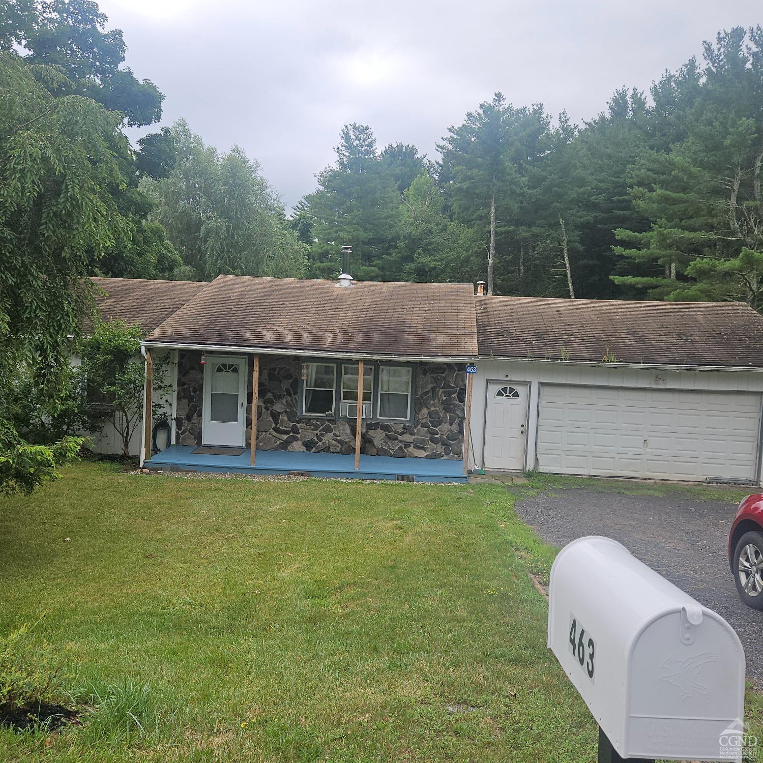 a view of a house with pool