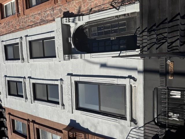 a view of a building with many windows