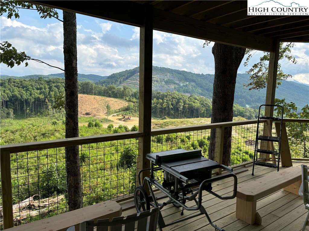 a view of a two chair in the balcony