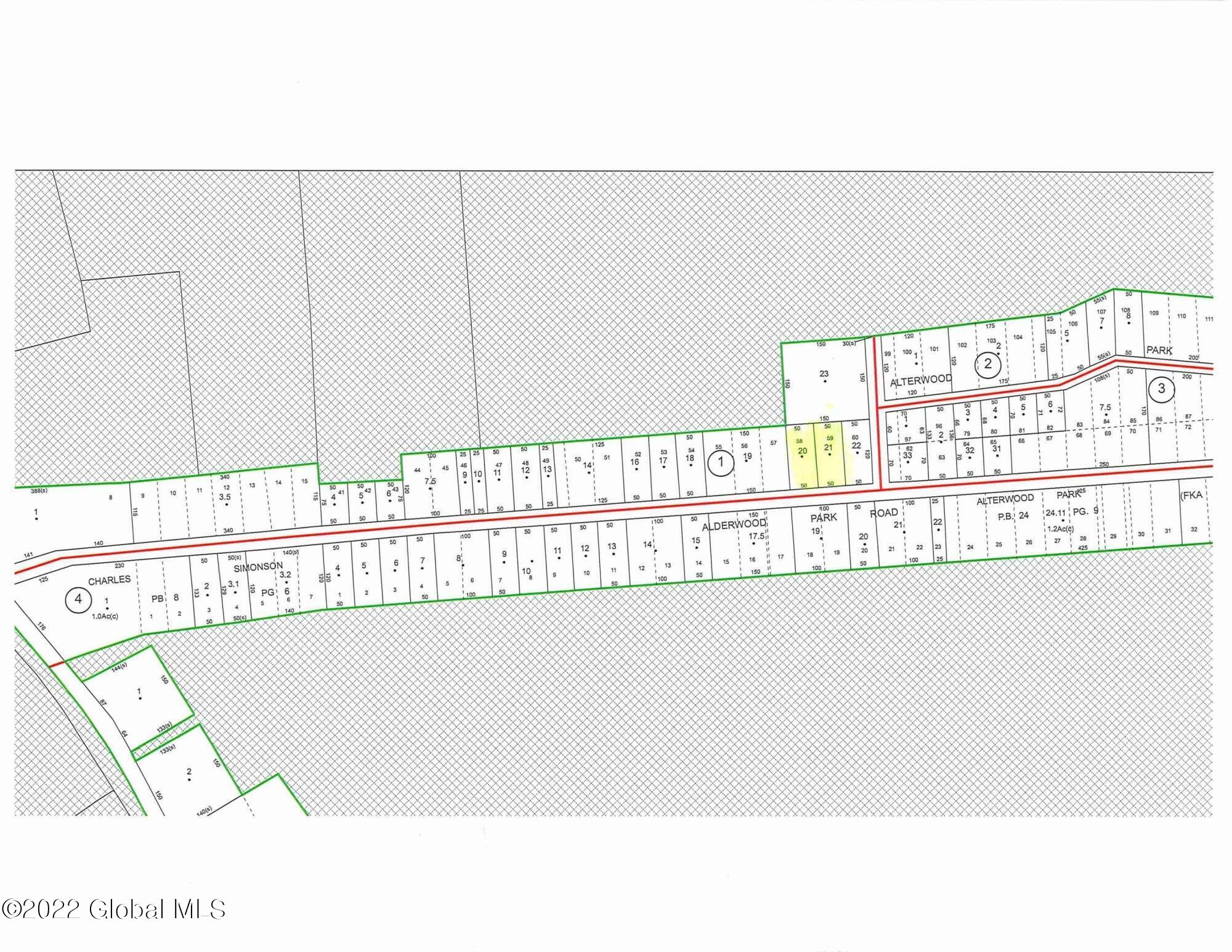 map parcels