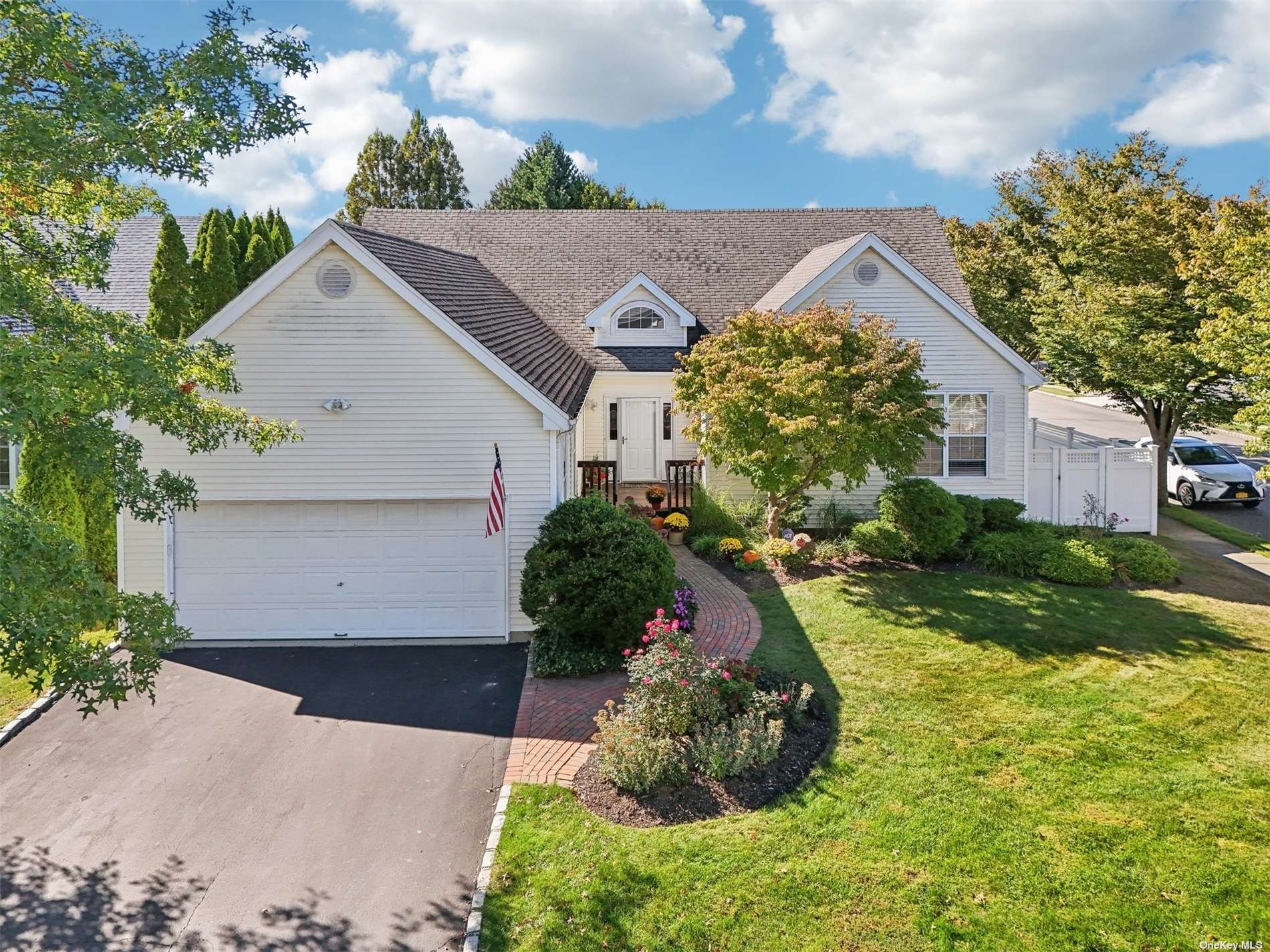 a aerial view of a house