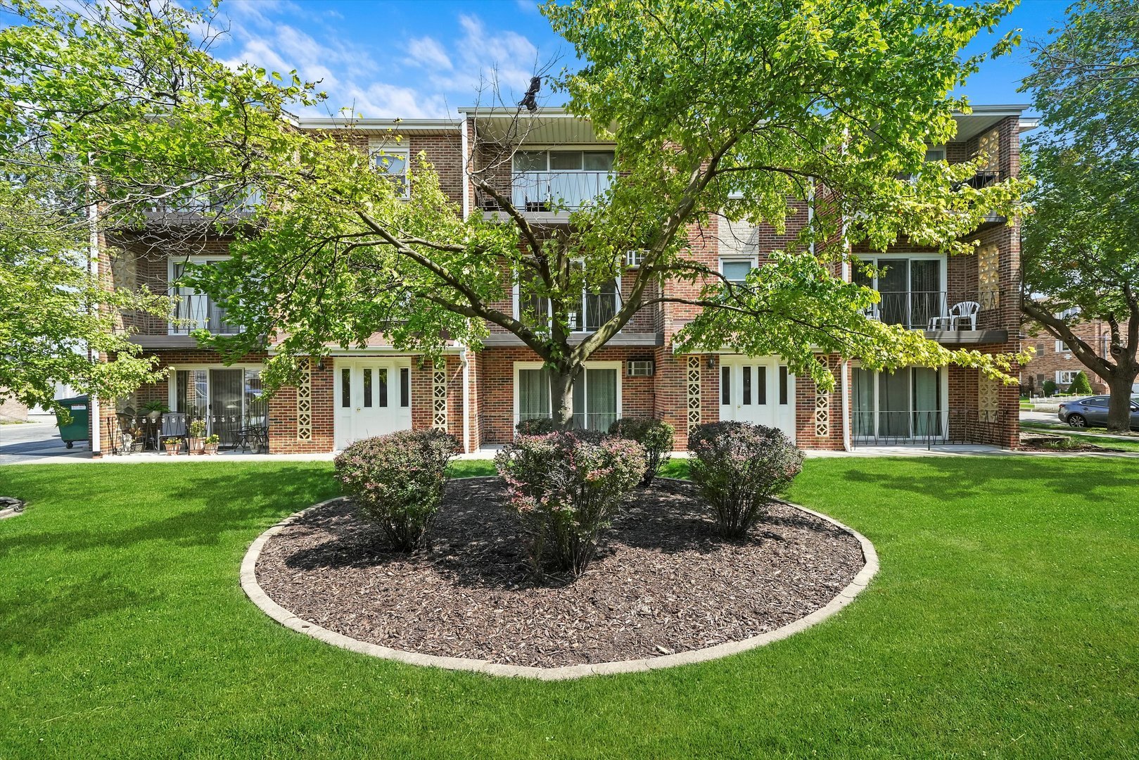 a view of a house with a garden