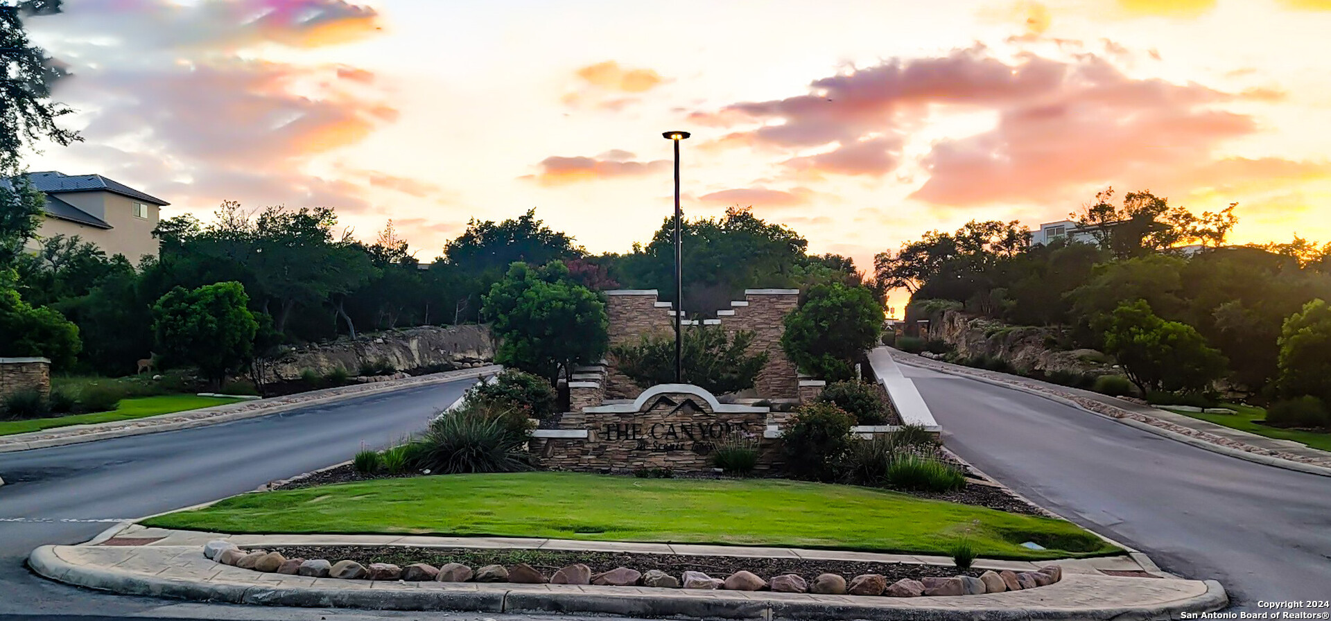 a view of a garden