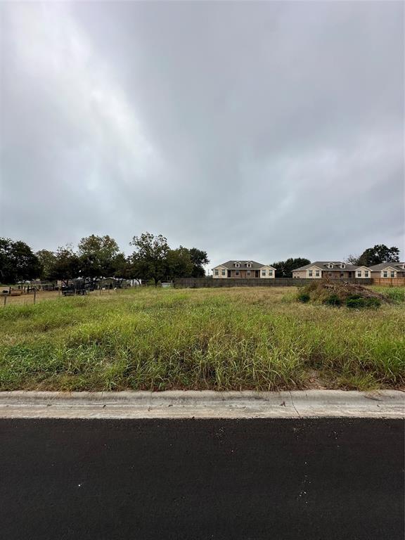 a view of a lake with a big yard