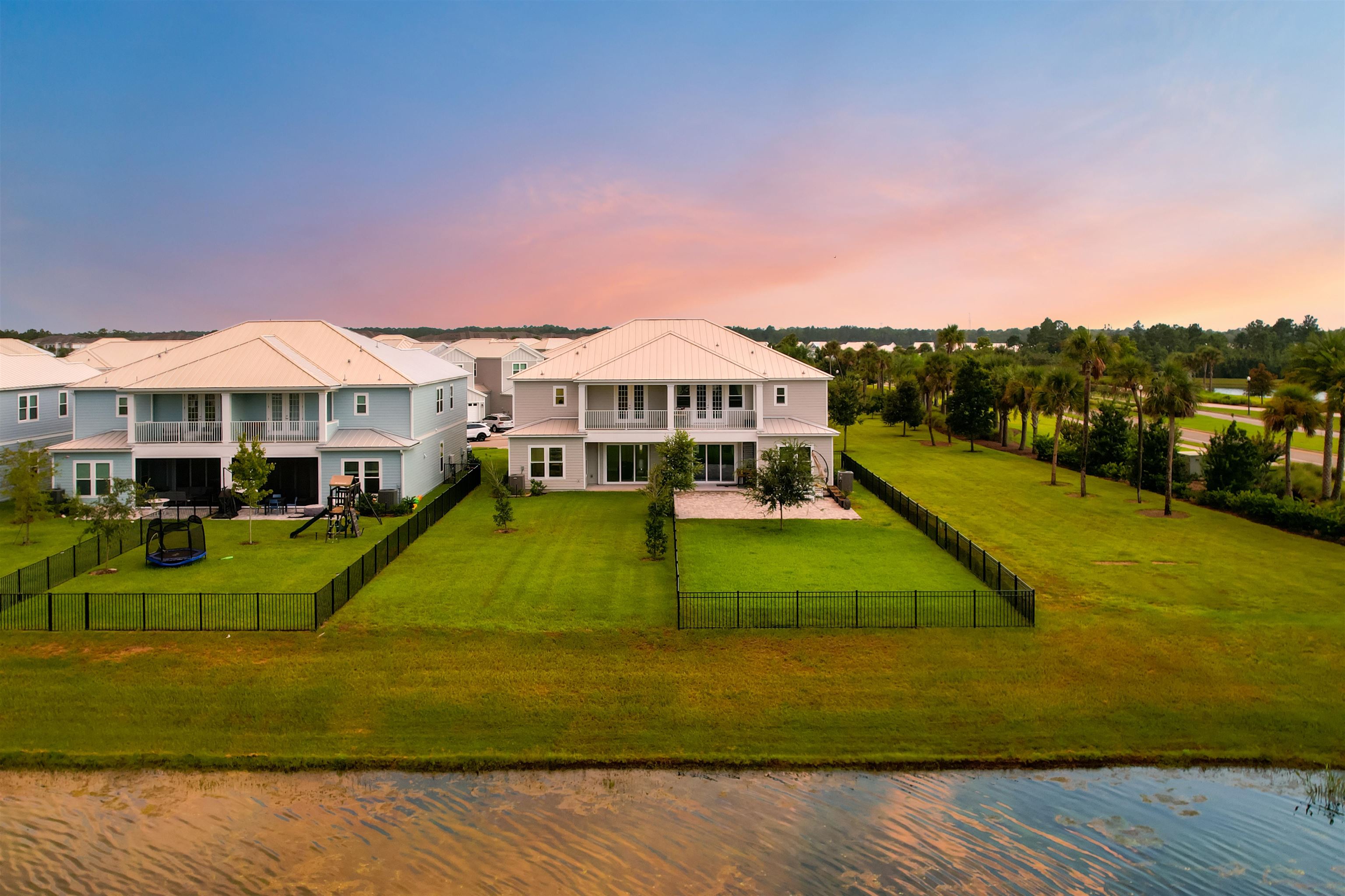 a view of a house with a swimming pool