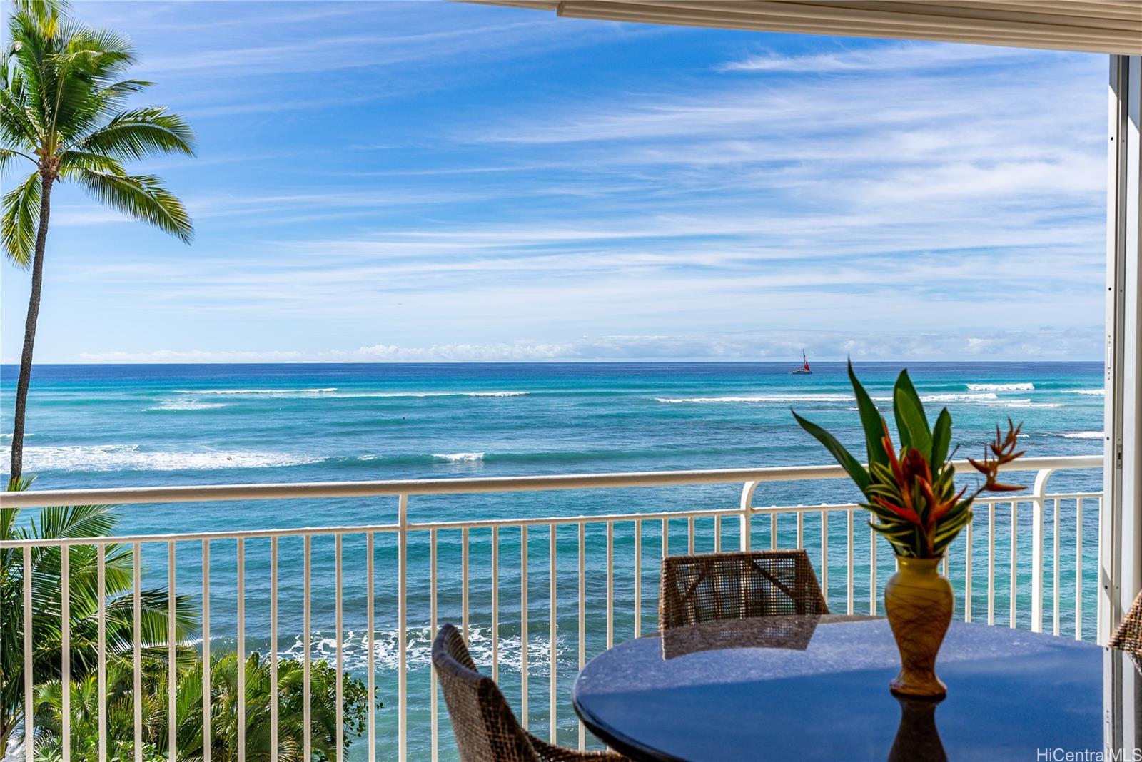 Lanai with beautiful ocean view