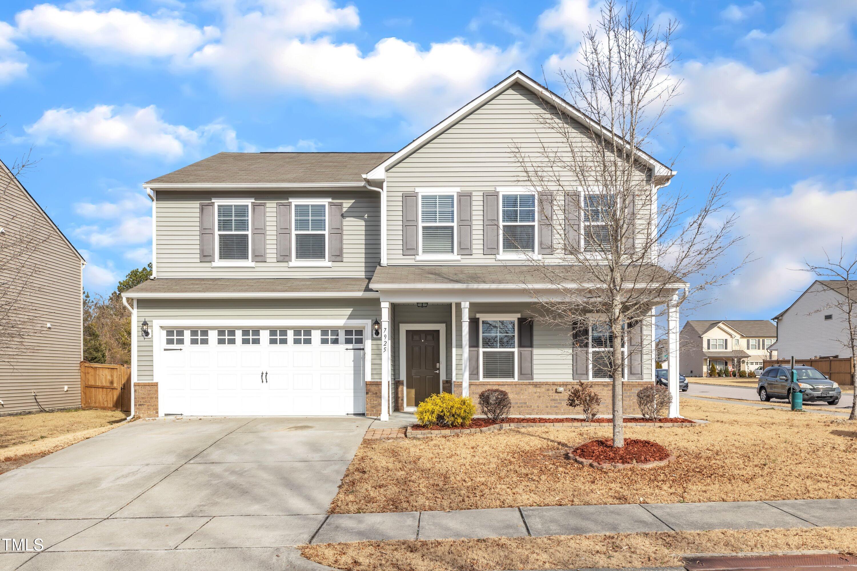 a view of a house with a outdoor space