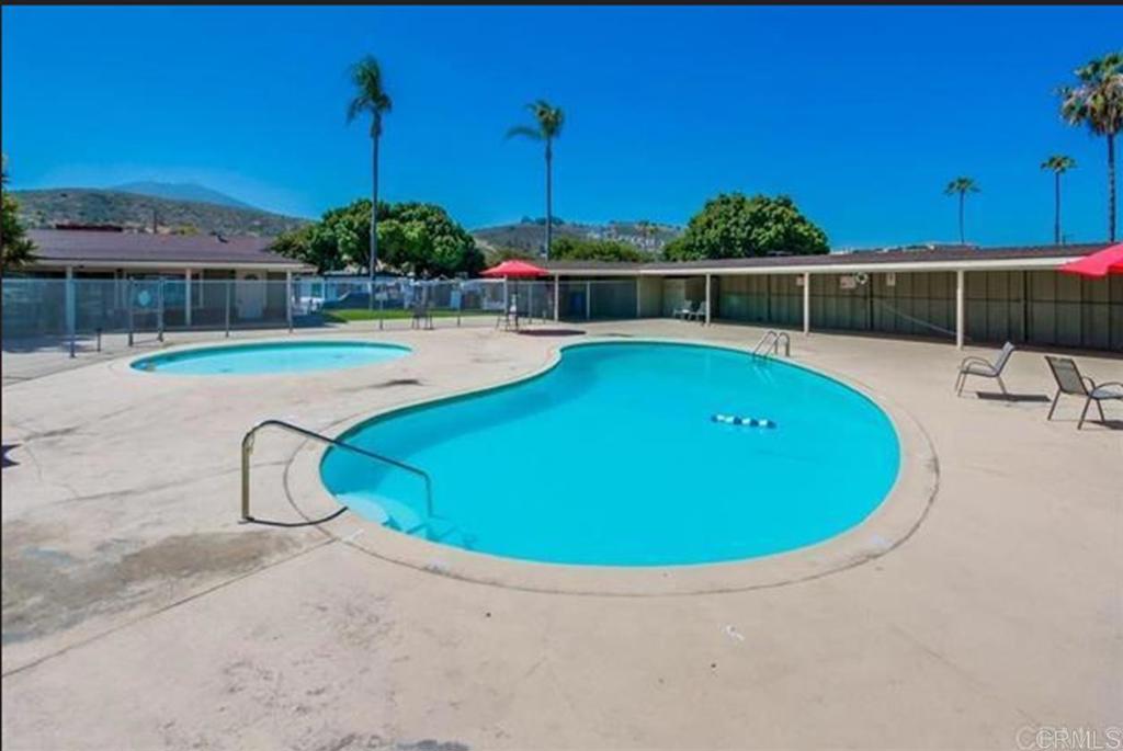 a view of a swimming pool