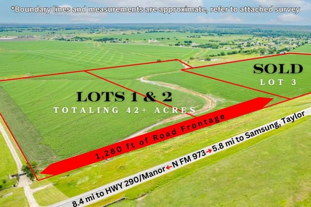 $4,629,350 | 973 North (lots 1 & 2) Coupland Tx 78615