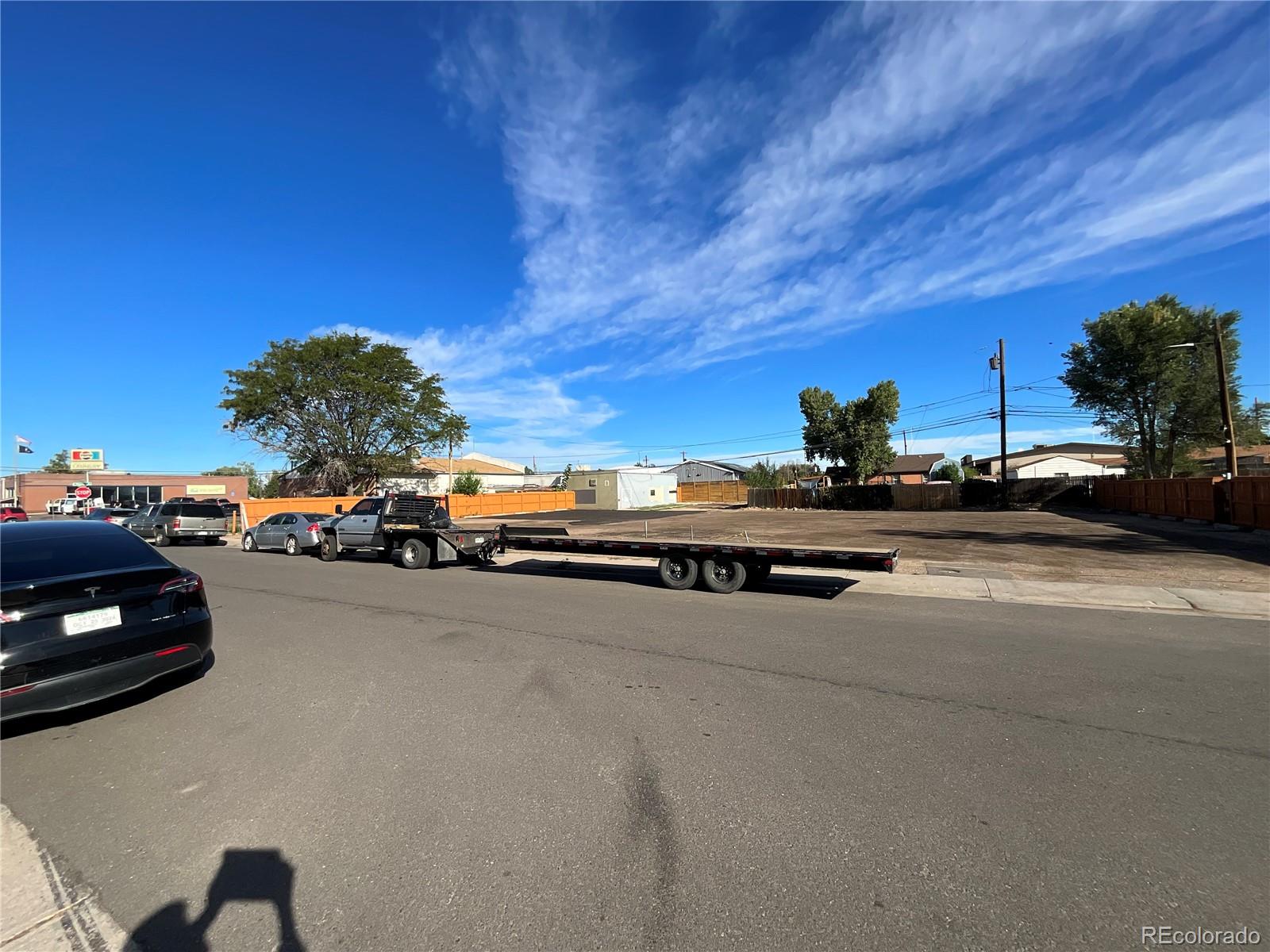 a view of street with cars