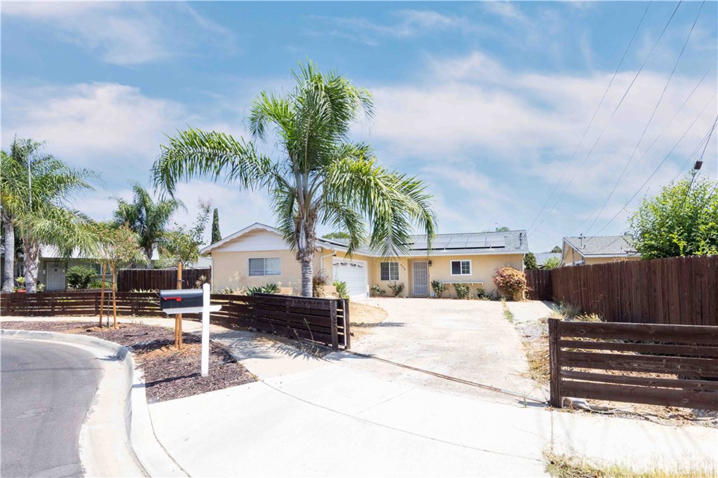 a view of a house with a patio