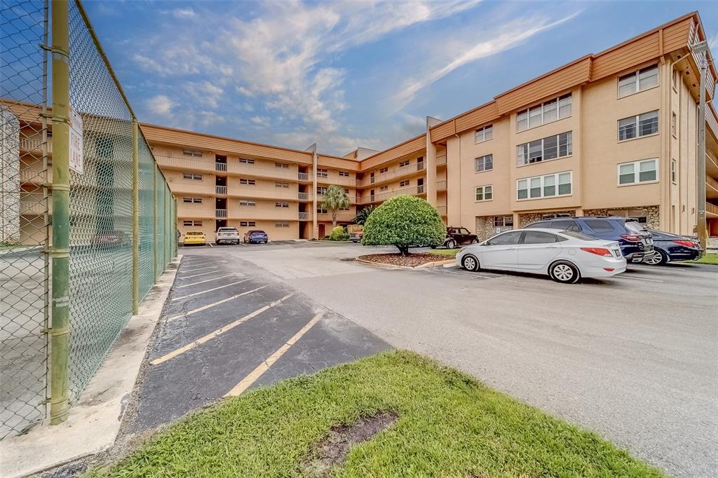 a cars parked in front of a building