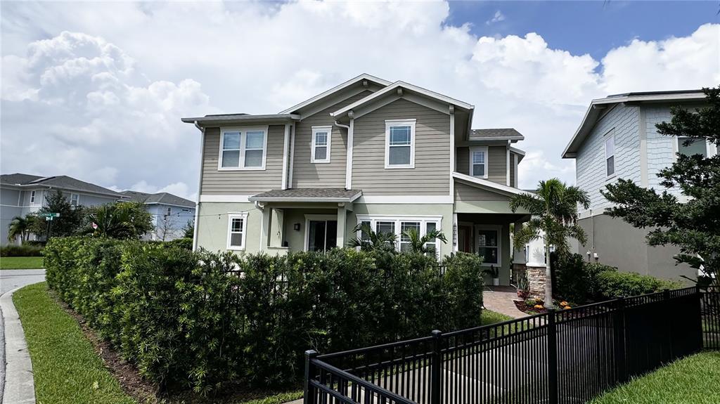 a view of house and outdoor space