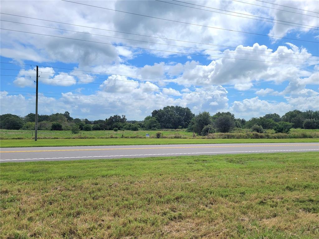 a view of a green field