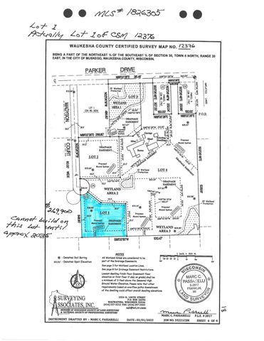 $264,900 | Lt1 Lt1 Madyson Court, Unit CSM 12376 | Muskego