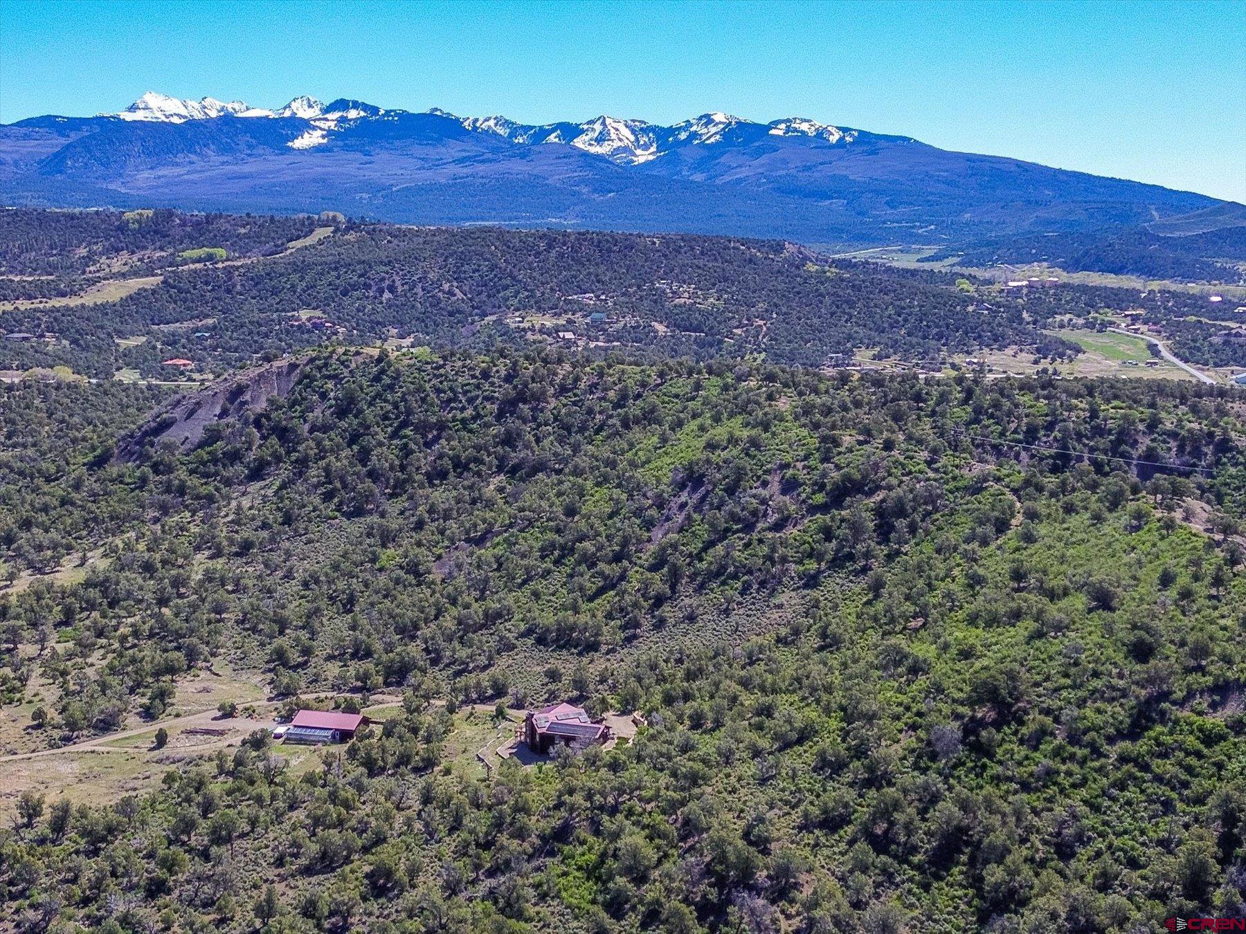 a view of outdoor space and mountain view